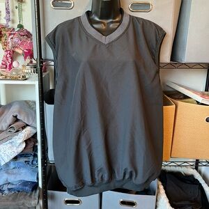 Ashworth Black and Gray Golf Waistband Shirt